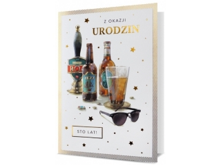 Kartki karnet HM 200- 2621 Urodziny