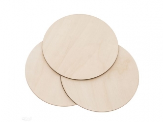 Baza drewniana DPCRAFT koło 16,5 cm, 3 sztuk