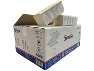 R�cznik papierowy sk�adany 2-warstwy 17gsm 23x21cm 100% celuloza 3000szt