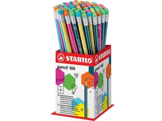 Owek STABILO 160 z gumkn 2B mix display 72szt.