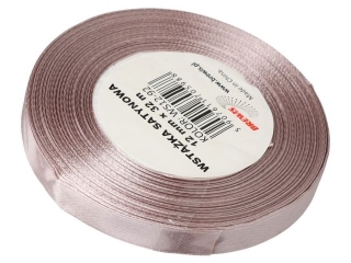 Wstążka satynowa BREWIS 12mm/32m kolor 92 pudrowy róż