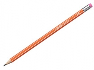 Owek STABILO 160 z gumk 2B - pomaraczowy