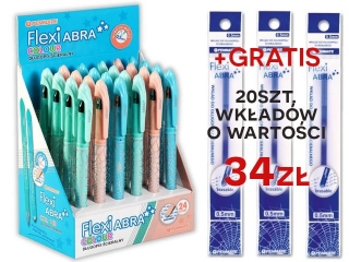 Zestaw promocyjny Flexi Abra Colour pastel a24 + 20szt wkad