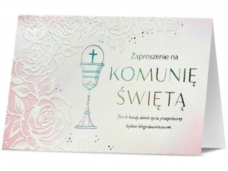 Kartki zaproszenia DRAGON STAR 52 Komunia