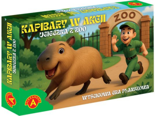 RODZINNA GRA PLANSZOWA - KAPIBARY W AKCJI - UCIECZKA Z ZOO (3158)