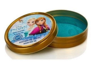 Inteligentna plastelina Dr Cosmic turkusowa z brokatem - Fro