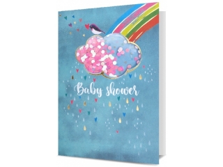 Kartki karnet  HM 200-2336 Baby shower