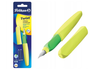 Piro wieczne PELIKAN Twist P457 M neon ty + 2 naboje
