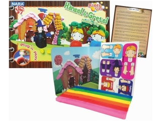 Plastelina NARA Fairy Tales - Jaś i małgosia 200g
