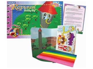 Plastelina NARA Fairy Tales - Roszpunka 200g