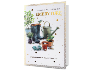 Kartka z okazji przej�cia na emerytur� PAN DRAGON HM 200-2623 Ogrodnik