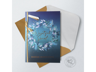 Kartki karnet PAN DRAGON HM 200-3237 ¦wiêta wieniec "Weso³ych ¦wi±t Bo¿ego Narodzenia"