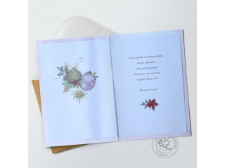 Kartki karnet PAN DRAGON HM 200-3234 ¦wiêta bombki "Weso³ych ¦wi±t"