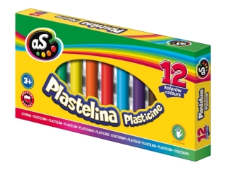 Plastelina AS 12 kolorów HURT
