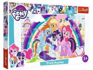 Puzzle   24 Maxi TREFL My Little Pony - Szczê¶liwe kucyki