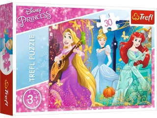 Puzzle 30 TREFL Disney Księżniczki - Zaczarowana melodia