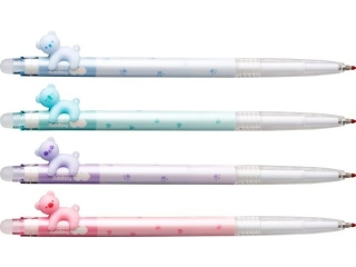 Dugopis usuwalny HAPPY COLOR Uszaki Pastel Bears, 0.5mm, niebieski