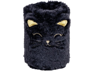 Pluszowy przybornik na biurko ASTRABAG FLUFFY KITTY BLACK