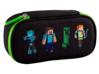 Piórnik saszetka ASTRA Minecraft AC6 -  Stev, Alex, Creeper i wojownik