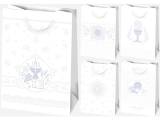 Torebka ozdobna POL-MAK 10szt. T5LUX_KOM_17 230x320x110 KOMUNIA LUX