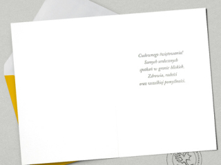 Kartki karnet PAN DRAGON HM 200-3596  Wielkanoc