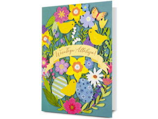 Kartki karnet PAN DRAGON HM 200-3599  Wielkanoc