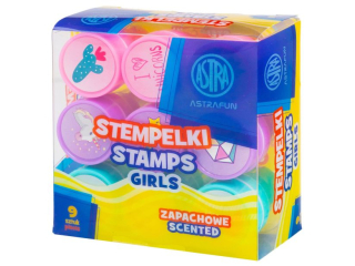 Stempelki zapachowe ASTRAFUN GIRLS ? 9 szt.  [opakowanie=12szt]