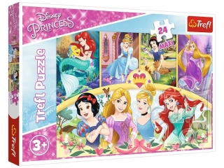 Puzzle 24 Maxi TREFL Disney Księżniczki - Magia wspomnień