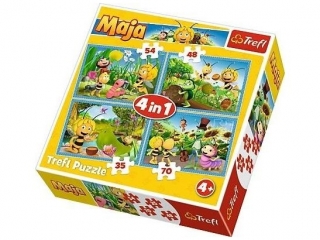 Puzzle "4w1" TREFL Przygody Pszczółki Mai