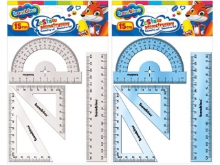 Zestaw geomentyczny BAMBINO 4 elementowy 15 cm