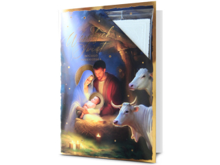 Kartki karnet PAN DRAGON Świąteczny karnet B-6 410 Specjal z opłatkiem