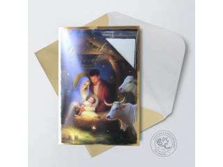 Kartki karnet PAN DRAGON Świąteczny karnet B-6 410 Specjal z opłatkiem