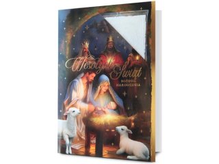 Kartki karnet PAN DRAGON Świąteczny karnet B-6 414 Specjal z opłatkiem