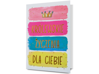 Kartka okoliczno�ciowa PAN DRAGON HM 200-3159 "Kr�lewskie �yczenia"