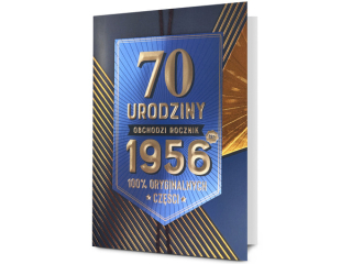 Kartka urodzinowa PAN DRAGON HM 200-3631 "70" 1956 - Edycja limitowana