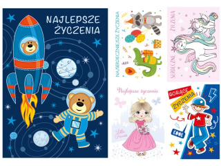 Laurka z brokatem B6B 117x167 z kopert POL-MAK Serdeczne yczenia B6B_OGSERDZIE_612