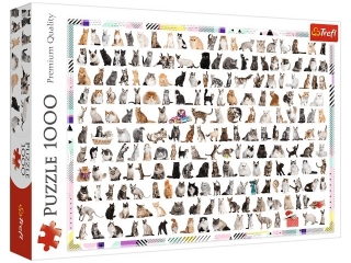 Puzzle 1000 TREFL 208 kotów