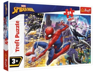 Puzzle 24 Maxi TREFL Nieustraszony Spider-Man