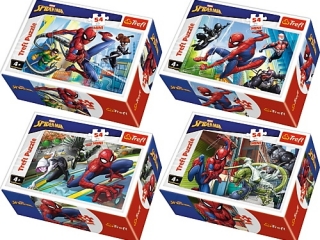 Puzzle 54 Mini TREFL Spider-Man - Czas na Spider-Mana