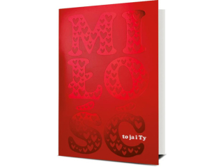 Kartki karnet PAN DRAGON STAR-107 Walentynka