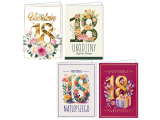 Kartki karnet DELTA KBXIM WB1/183 18-nastka