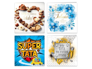 Kartki karnet DELTA FWB2DO Dzie� Ojca kwadrat