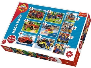 Puzzle "10w1" TREFL Strażak Sam - Ekipa ratunkowa
