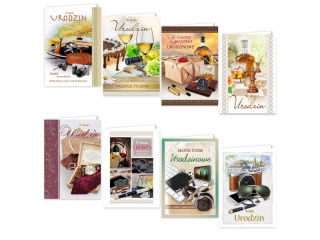 Kartki DELTA B6 KB4UR Urodziny dla m�zczycn