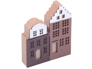 Domek drewniany 11,5x9,5cm - A