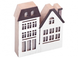 Domek drewniany 11,5x9,5cm - B