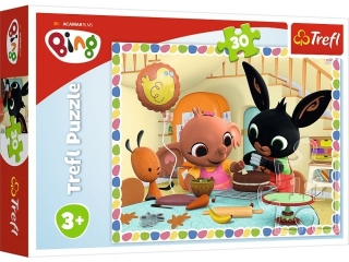 Puzzle 30 TREFL Bing - Wspólne wypieki