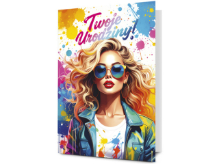 Kartki karnet PAN DRAGON K.B6 2056 Urodziny