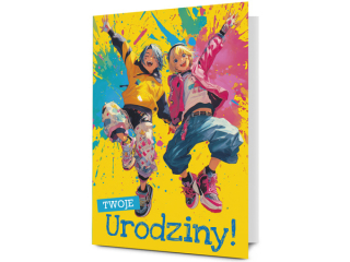 Kartki karnet PAN DRAGON K.B6 2055 Urodziny