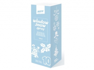 Sztuczny nieg w sprayu 150ml z szablonami